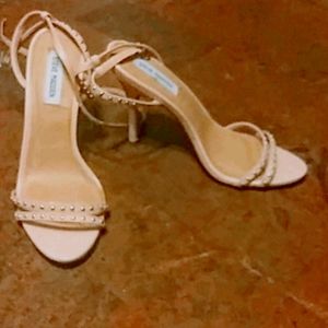 Steve Madden Pink/Blush Strappy High Heel …